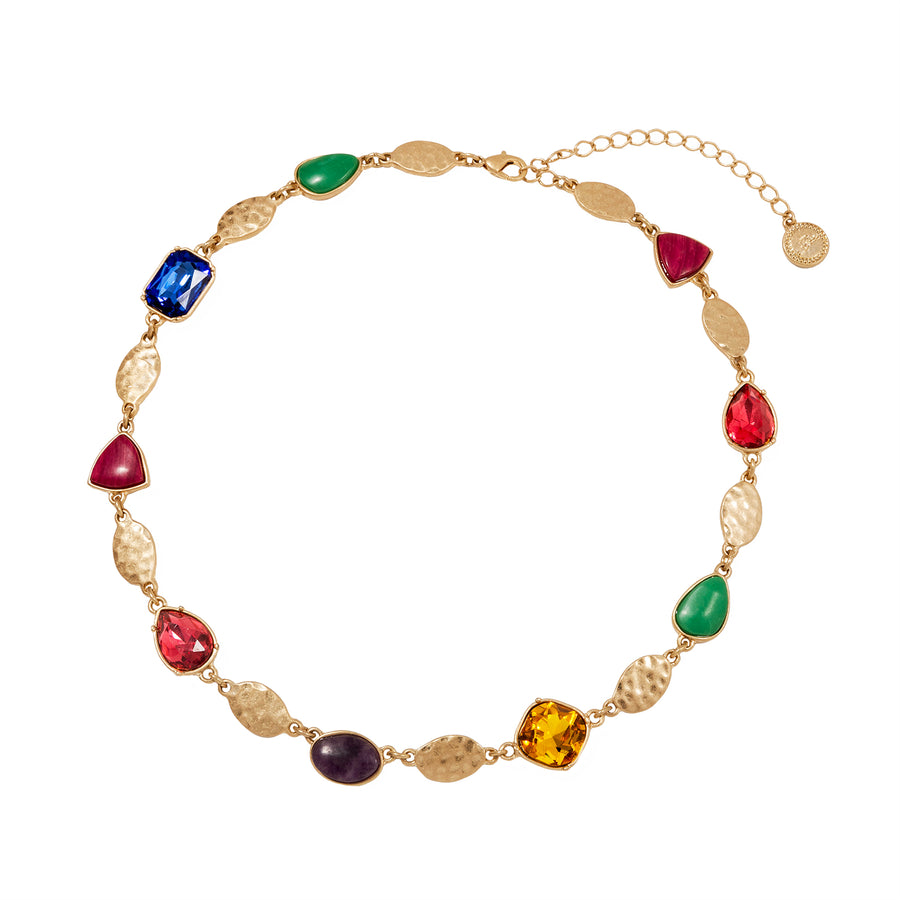 Gold 'Bejewelled' Necklace