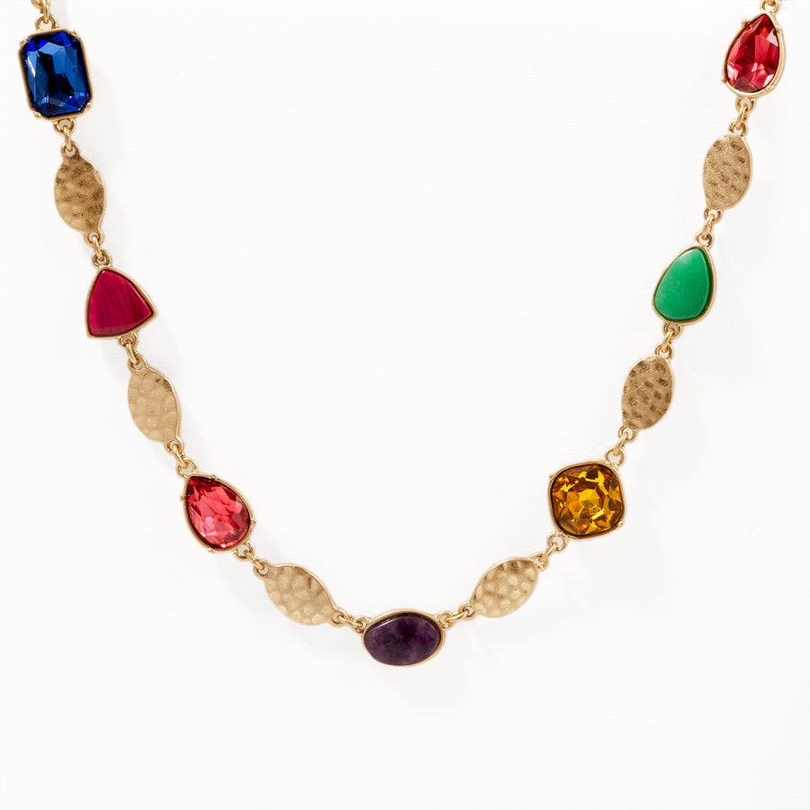 Gold 'Bejewelled' Necklace