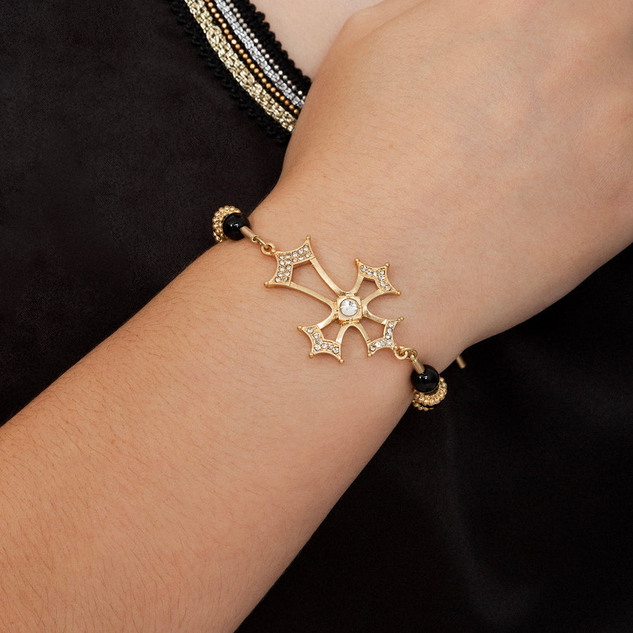 Gold 'Gothic Revival' Friendship Bracelet