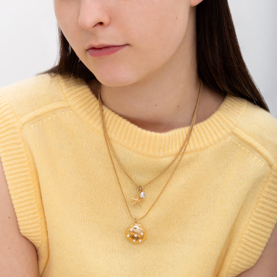 Gold 'Seaside' Layered Necklace