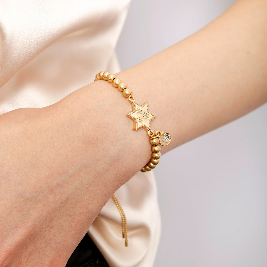 Friendship Bracelet with Star Detail – JOY by Corrine Smith